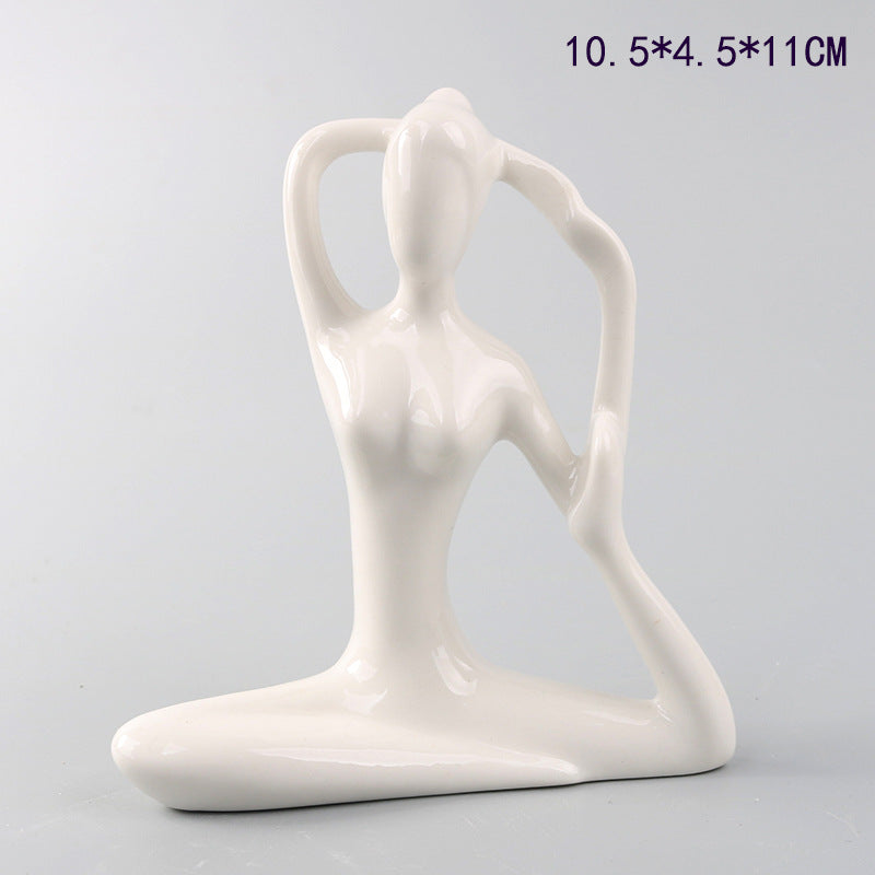 Scultura ragazza yoga