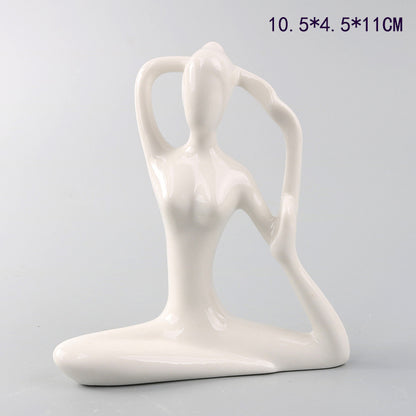 Scultura ragazza yoga