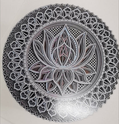 Mandala Metallo per Parete