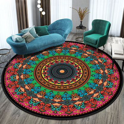 Tappeto rotondo mandala