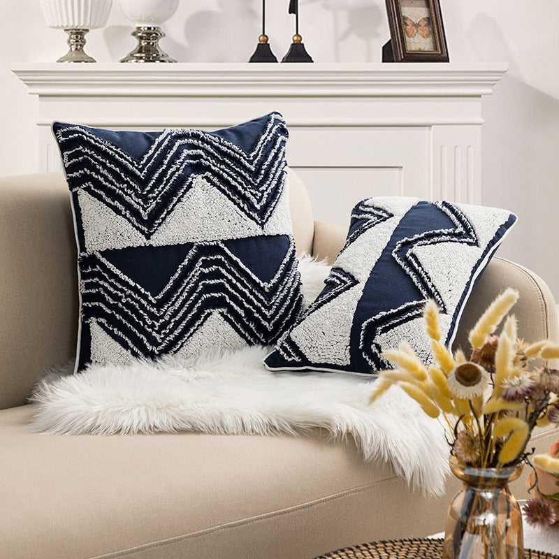 Copricuscino imbottito stile boho