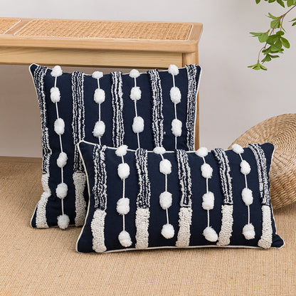 Copricuscino imbottito stile boho