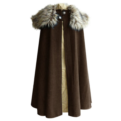 Mantello collo pelliccia