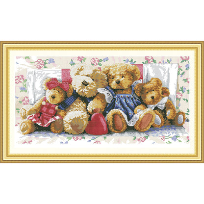 Punto croce orso