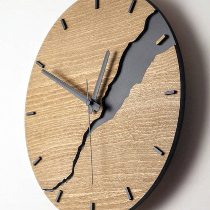 Orologio da parete Silhouetta costa mare
