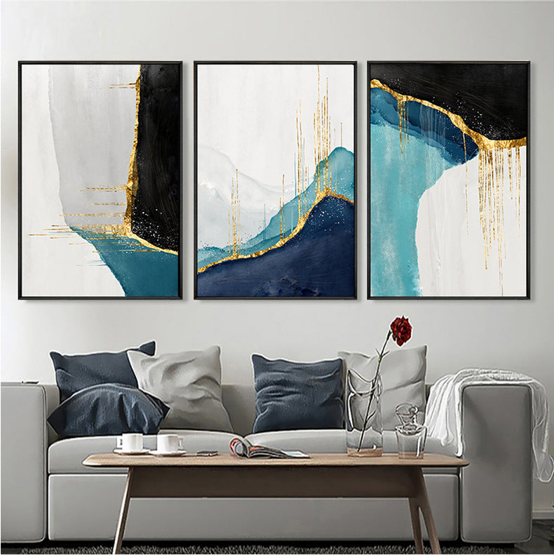 Quadro astratto dorato