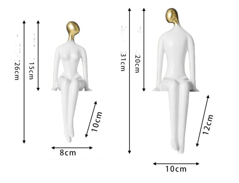 Scultura coppia minimalista
