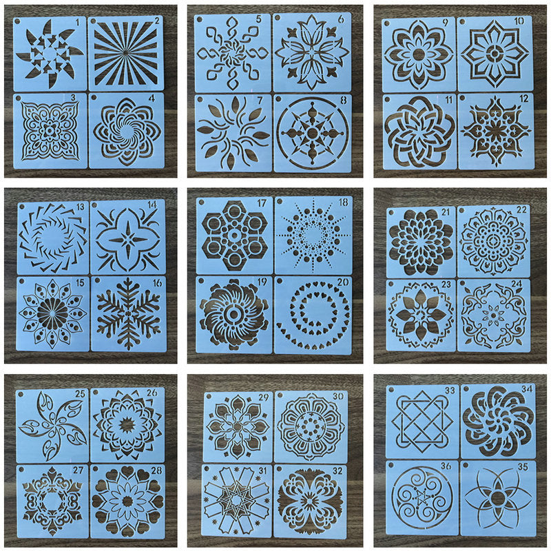 Stencil mandala