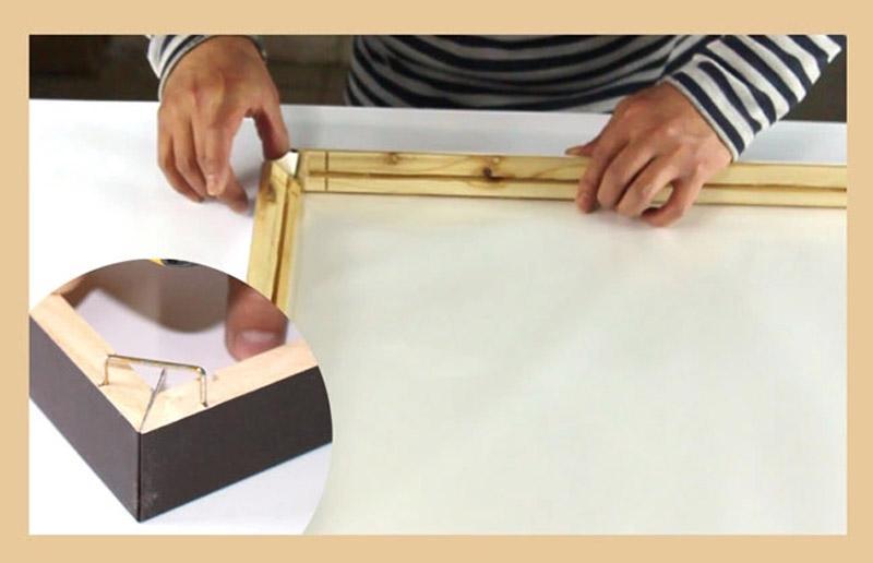 Cornice foto legno