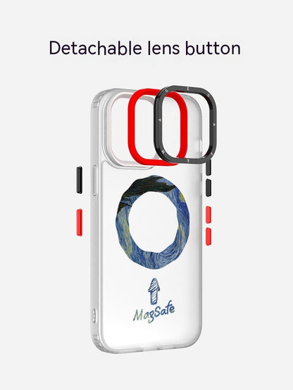 Custodia telefono dipinto bianco