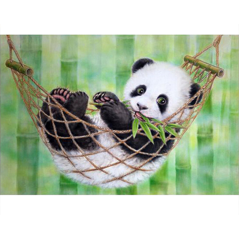 Quadro panda da dipingere