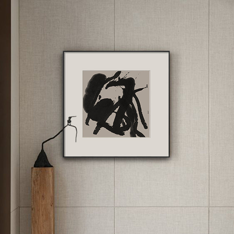 Quadro astratto ad inchiostro