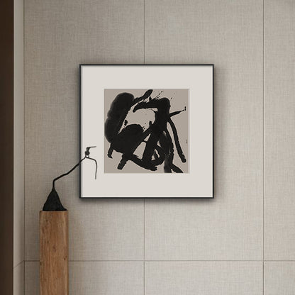 Quadro astratto ad inchiostro