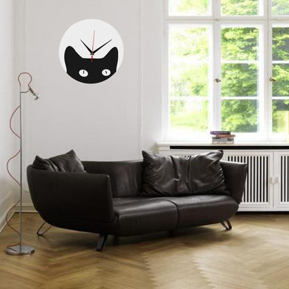 Orologio da parete Gatto nero