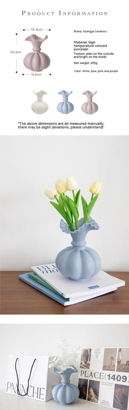 Vaso in ceramica stile nordico