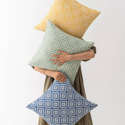 Federa cuscino jacquard doppia