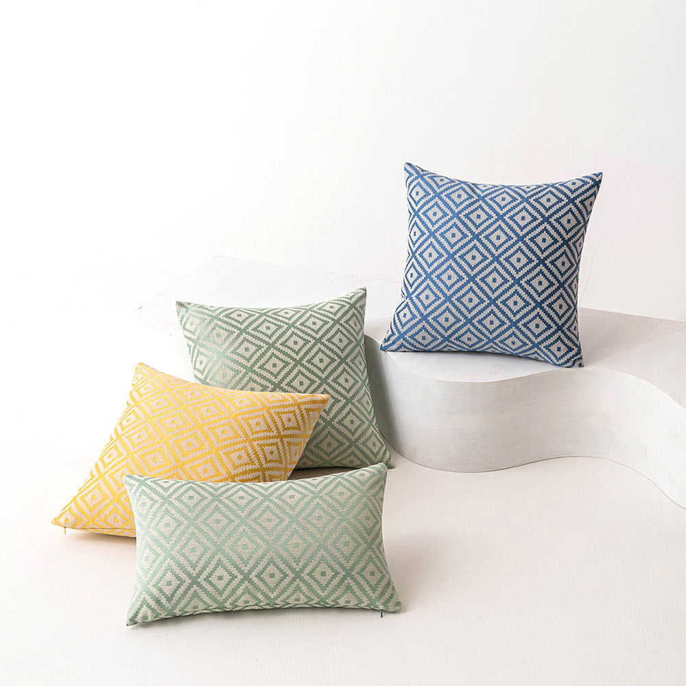Federa cuscino jacquard doppia