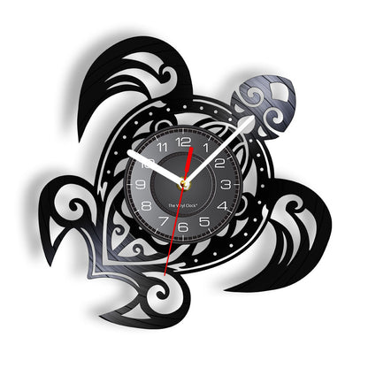 Orologio da parete Draghi e spirali ornate