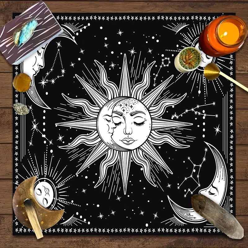Tovaglia tarocchi fase lunare