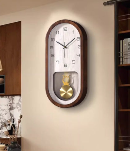 Orologio da parete Retrò pendolo ovale