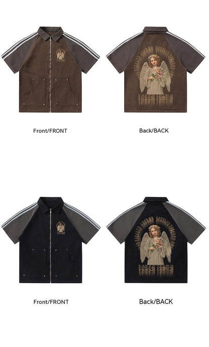 T-shirt Dipinto Vintage