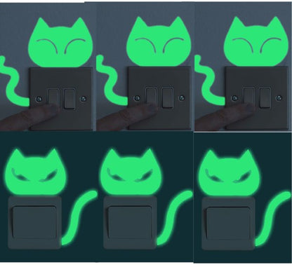 Adesivi Gattini Luminescenti