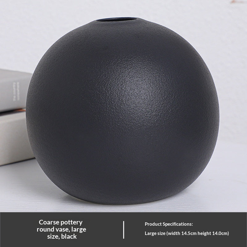 Vaso sferico ceramica nordico
