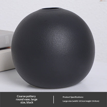 Vaso sferico ceramica nordico
