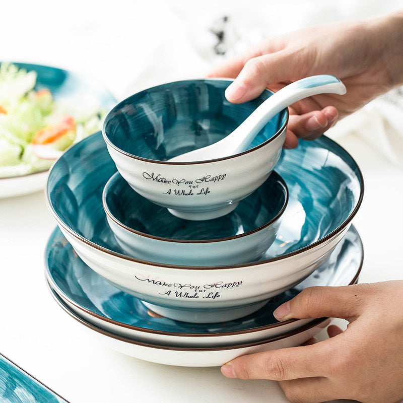 Servizio piatti ceramica