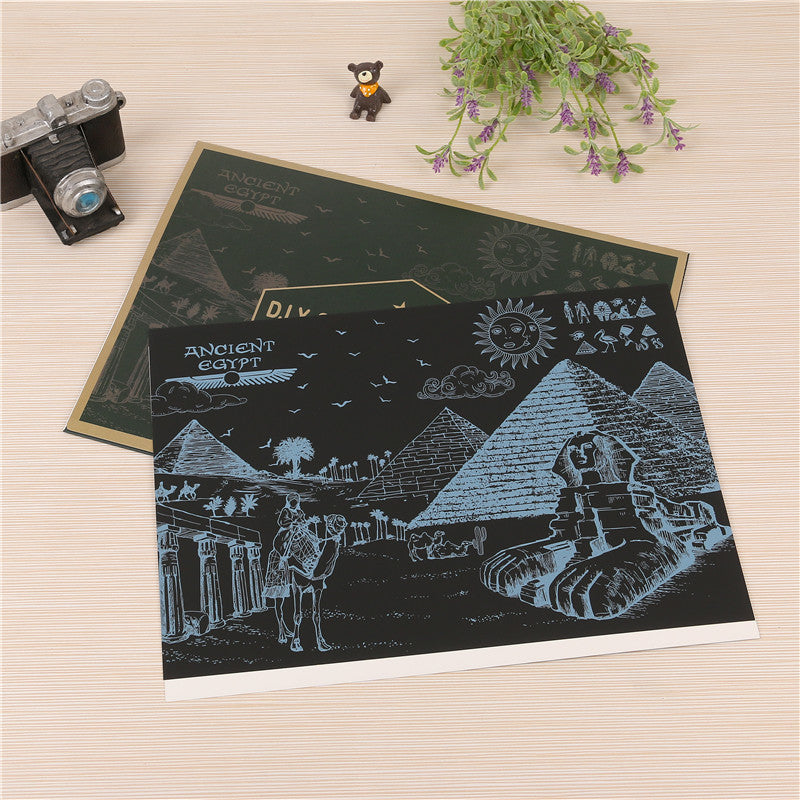 Scratch Art Tema Egitto