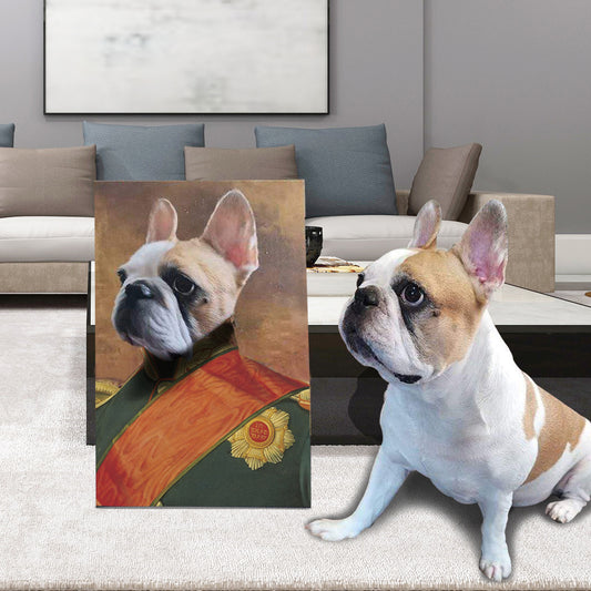 Quadro su tela Bulldog francese