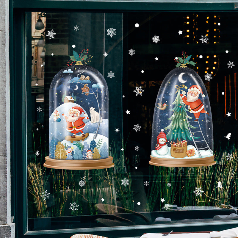 Adesivo Natale Fiocchi