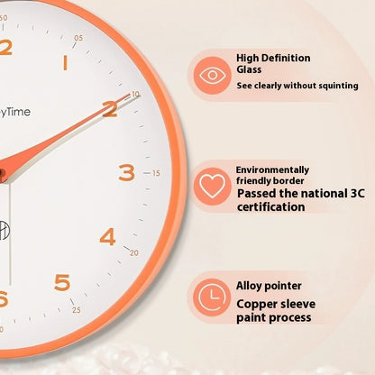 Orologio da parete Arancione retrò