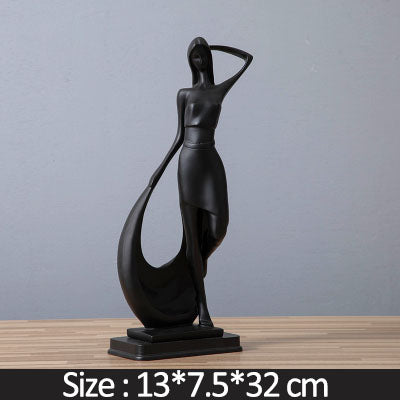 Statuetta resina minimalista