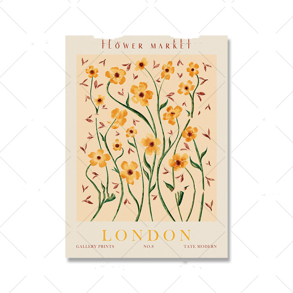Poster Floreale Vintage