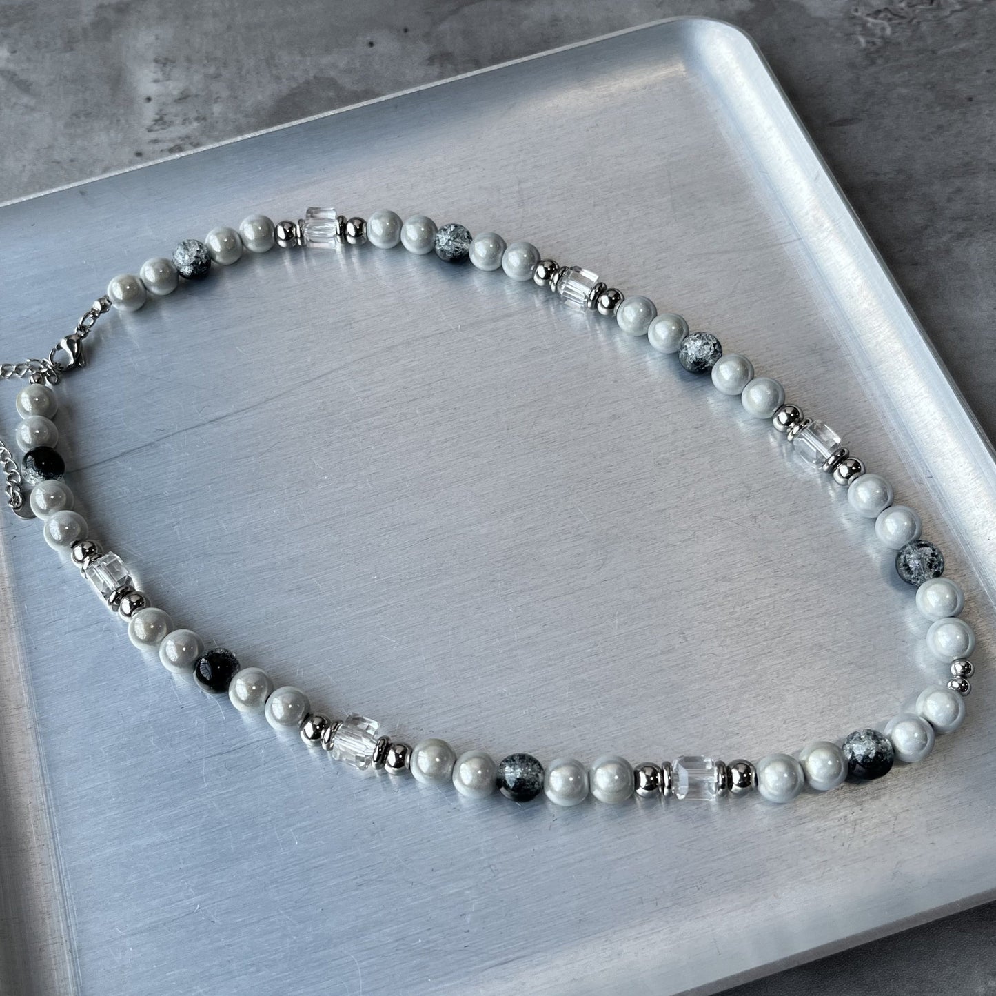 Collana perla uomo