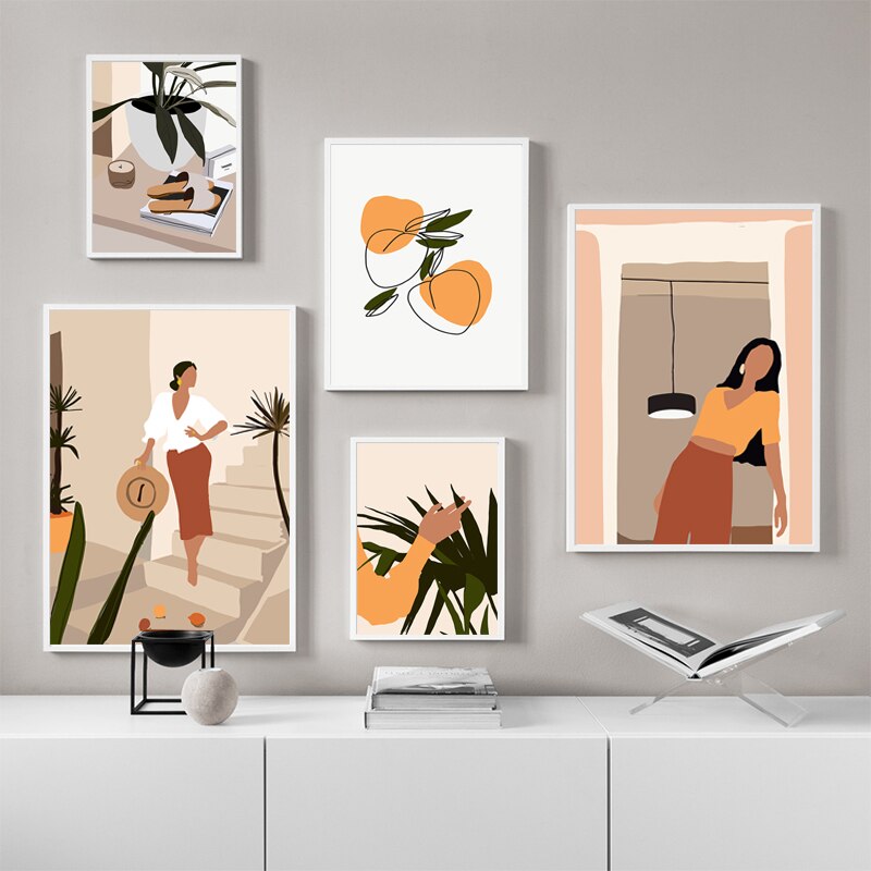 Quadro ragazza nordica
