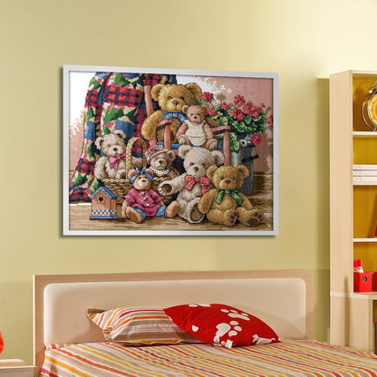 Quadro cartoon tessuto