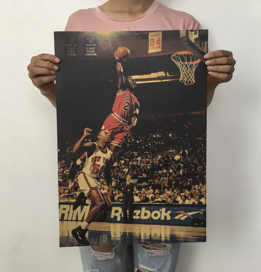 Poster Giocatore di basket in salto