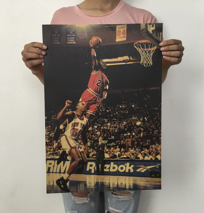 Poster Giocatore di basket in salto