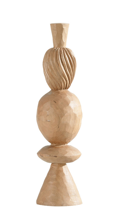 Scultura legno geometrica
