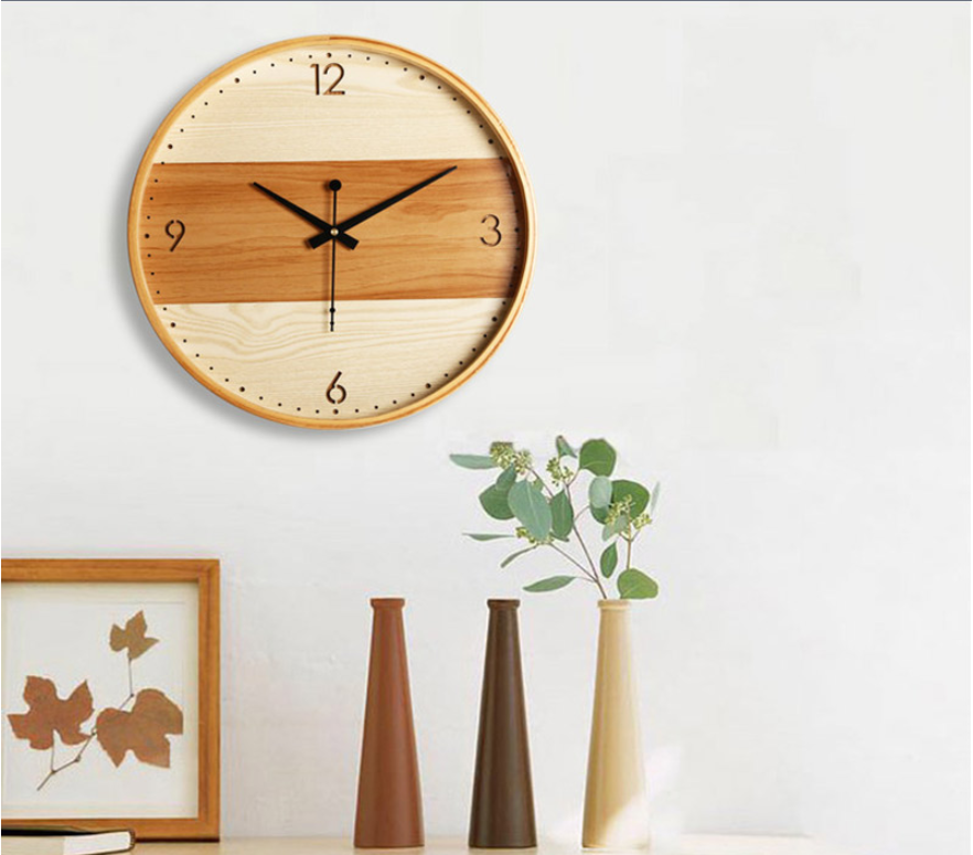Orologio da parete Fascie legno