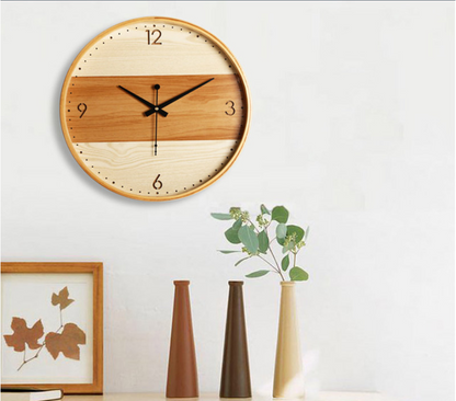 Orologio da parete Fascie legno