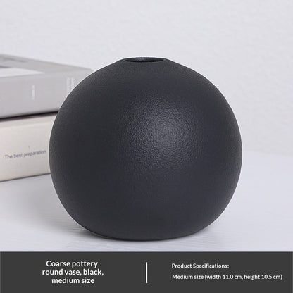 Vaso sferico ceramica nordico
