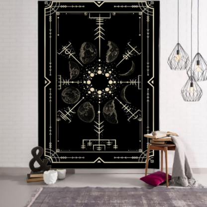 Arazzo tarocchi nero