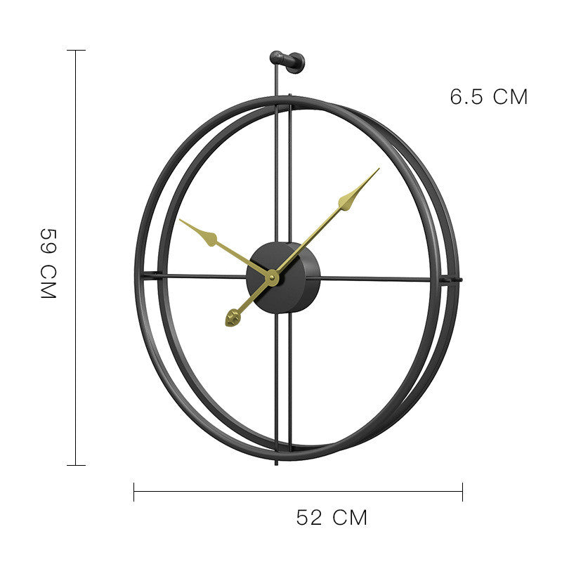 Orologio da parete Ovale oro
