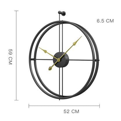 Orologio da parete Ovale oro
