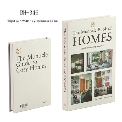 Decorazione libri minimalista