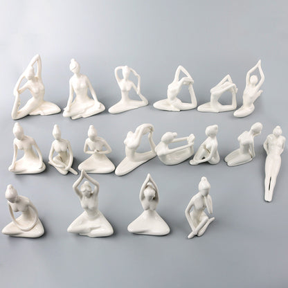 Scultura ragazza yoga
