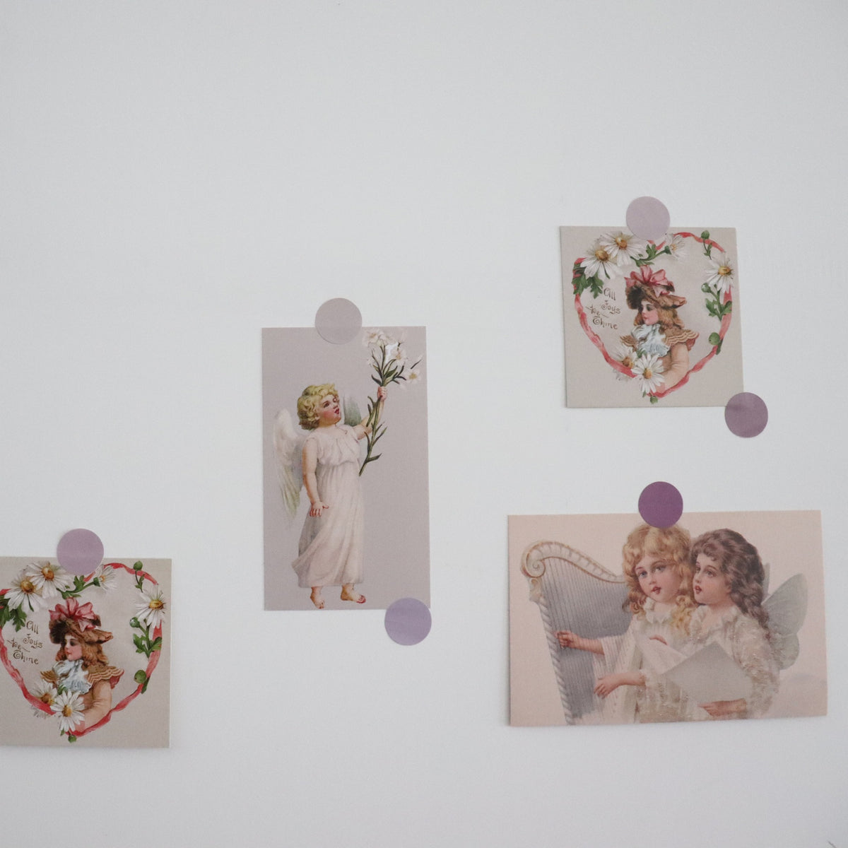 Poster Angeli putti vintage